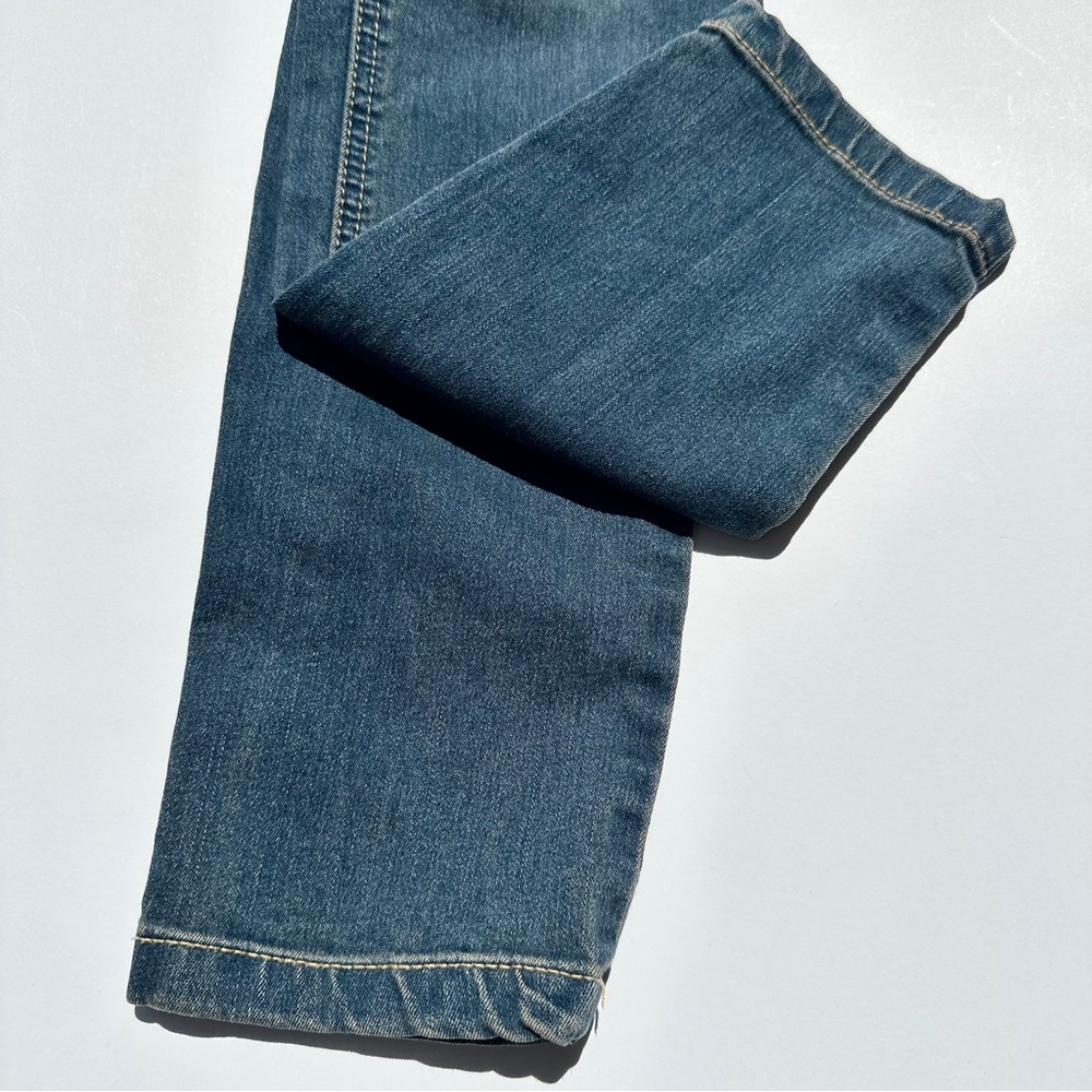 NWOT Free People Skinny Straight Leg Blue Denim Jeans - Picture 10 of 12